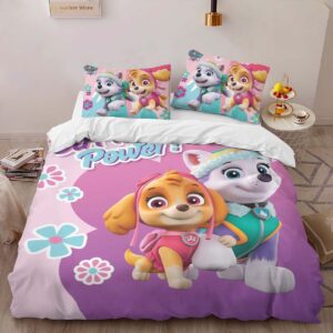 Alternative view of Housse De Couette Pat’ Patrouille Girl Pup Power Everest et Skye Parure de lit Ensemble De Literie