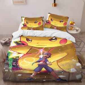 Alternative view of Housse De Couette Détective Pikachu 3 Parure de lit Ensemble De Literie