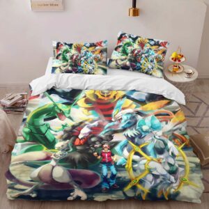 Alternative view of Housse De Couette Détective Pikachu – Tous les Personnages 2 Parure de lit Ensemble De Literie