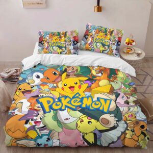 Alternative view of Housse De Couette Pokémon – Tous les Personnages Parure de lit Ensemble De Literie