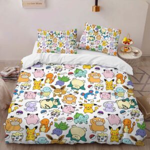 Alternative view of Housse De Couette Pokémon – Tous les Personnages 5 Parure de lit Ensemble De Literie
