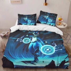 Alternative view of Housse De Couette Lucario « Roku » Pokémon Parure de lit Ensemble De Literie