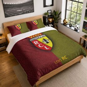 Housse De Couette RC Lens 02 Parure de lit Ensemble De Literie – RCL Ligue 1