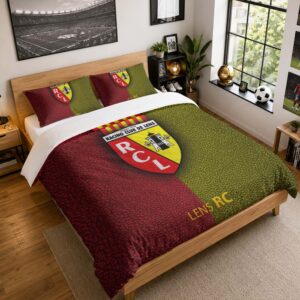 Housse De Couette RC Lens 02 Parure de lit Ensemble De Literie - RCL Ligue 1