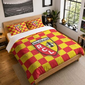 Housse De Couette RC Lens 11 Parure de lit Ensemble De Literie - RCL Ligue 1