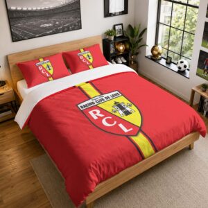 Housse De Couette RC Lens 14 Parure de lit Ensemble De Literie - RCL Ligue 1