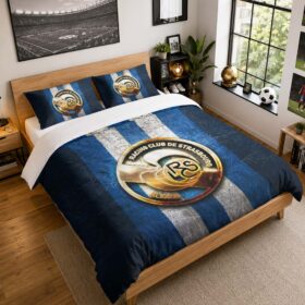 Housse De Couette RC Strasbourg Alsace 02 Parure de lit Ensemble De Literie – RCSA Ligue 1