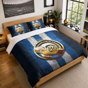 Housse De Couette RC Strasbourg Alsace 02 Parure de lit Ensemble De Literie - RCSA Ligue 1