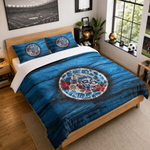 Housse De Couette RC Strasbourg Alsace 04 Parure de lit Ensemble De Literie - RCSA Ligue 1