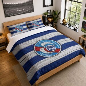 Housse De Couette RC Strasbourg Alsace 06 Parure de lit Ensemble De Literie - RCSA Ligue 1