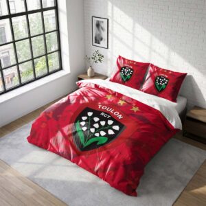 Housse De Couette RCT Toulonnais Rugby Club Parure de lit Ensemble De Literie Rugby - Model 04