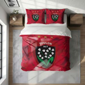 Alternative view of Housse De Couette RCT Toulonnais Rugby Club Parure de lit Ensemble De Literie Rugby - Model 04