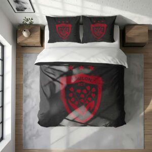 Alternative view of Housse De Couette RCT Toulonnais Rugby Club Parure de lit Ensemble De Literie Rugby - Model 05