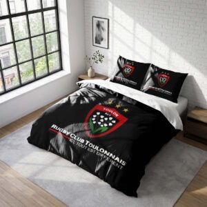Housse De Couette RCT Toulonnais Rugby Club Parure de lit Ensemble De Literie Rugby - Model 06