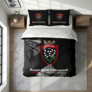 Alternative view of Housse De Couette RCT Toulonnais Rugby Club Parure de lit Ensemble De Literie Rugby - Model 06