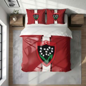 Alternative view of Housse De Couette RCT Toulonnais Rugby Club Parure de lit Ensemble De Literie Rugby - Model 13