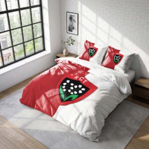 Housse De Couette RCT Toulonnais Rugby Club Parure de lit Ensemble De Literie Rugby - Model 14