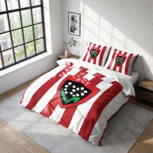 Housse De Couette RCT Toulonnais Rugby Club Parure de lit Ensemble De Literie Rugby - Model 15