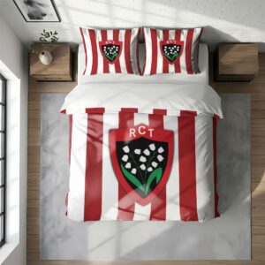 Alternative view of Housse De Couette RCT Toulonnais Rugby Club Parure de lit Ensemble De Literie Rugby - Model 15