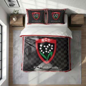 Alternative view of Housse De Couette RCT Toulonnais Rugby Club Parure de lit Ensemble De Literie Rugby - Model 19