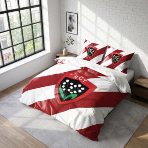 Housse De Couette RCT Toulonnais Rugby Club Parure de lit Ensemble De Literie Rugby - Model 20