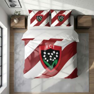 Alternative view of Housse De Couette RCT Toulonnais Rugby Club Parure de lit Ensemble De Literie Rugby - Model 20