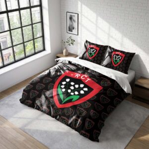 Housse De Couette RCT Toulonnais Rugby Club Parure de lit Ensemble De Literie Rugby - Model 21