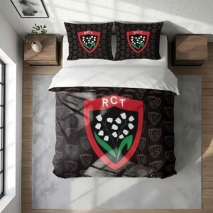 Alternative view of Housse De Couette RCT Toulonnais Rugby Club Parure de lit Ensemble De Literie Rugby - Model 21