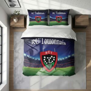 Alternative view of Housse De Couette RCT Toulonnais Rugby Club Parure de lit Ensemble De Literie Rugby - Model 22