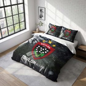 Housse De Couette RCT Toulonnais Rugby Club Parure de lit Ensemble De Literie Rugby