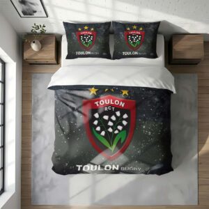 Alternative view of Housse De Couette RCT Toulonnais Rugby Club Parure de lit Ensemble De Literie Rugby