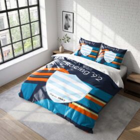 Housse De Couette Racing 92 Rugby Club Parure de lit Ensemble De Literie Rugby – Model 04