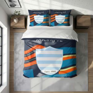 Alternative view of Housse De Couette Racing 92 Rugby Club Parure de lit Ensemble De Literie Rugby - Model 04