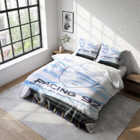 Housse De Couette Racing 92 Rugby Club Parure de lit Ensemble De Literie Rugby – Model 05
