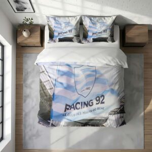 Alternative view of Housse De Couette Racing 92 Rugby Club Parure de lit Ensemble De Literie Rugby - Model 05
