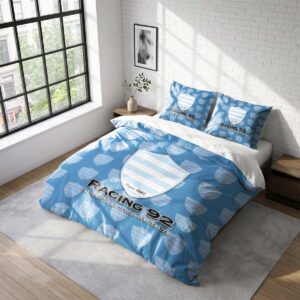 Housse De Couette Racing 92 Rugby Club Parure de lit Ensemble De Literie Rugby - Model 06