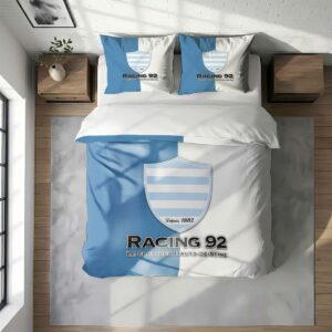 Alternative view of Housse De Couette Racing 92 Rugby Club Parure de lit Ensemble De Literie Rugby - Model 07
