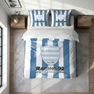Alternative view of Housse De Couette Racing 92 Rugby Club Parure de lit Ensemble De Literie Rugby - Model 08
