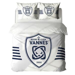Alternative view of Housse De Couette RC Vannes Club Parure de lit Ensemble De Literie Rugby - Model 01