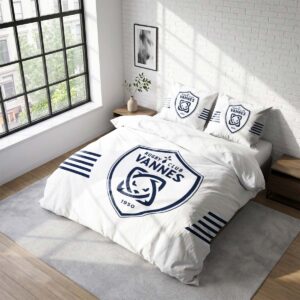 Housse De Couette RC Vannes Club Parure de lit Ensemble De Literie Rugby - Model 01