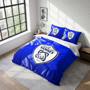 Housse De Couette RC Vannes Club Parure de lit Ensemble De Literie Rugby - Model 03
