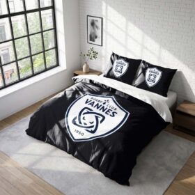 Housse De Couette RC Vannes Club Parure de lit Ensemble De Literie Rugby – Model 04