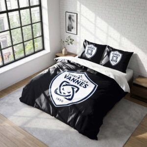 Housse De Couette RC Vannes Club Parure de lit Ensemble De Literie Rugby - Model 04
