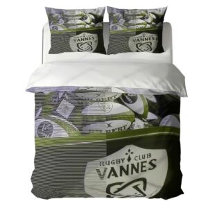 Alternative view of Housse De Couette RC Vannes Club Parure de lit Ensemble De Literie Rugby - Model 07
