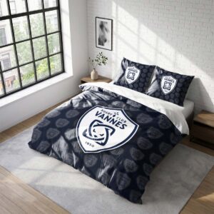 Housse De Couette RC Vannes Club Parure de lit Ensemble De Literie Rugby - Model 08