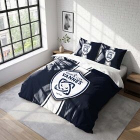 Housse De Couette RC Vannes Club Parure de lit Ensemble De Literie Rugby – Model 09