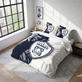 Housse De Couette RC Vannes Club Parure de lit Ensemble De Literie Rugby – Model 10