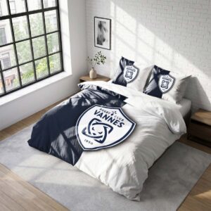 Housse De Couette RC Vannes Club Parure de lit Ensemble De Literie Rugby - Model 10