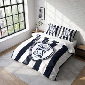Housse De Couette RC Vannes Club Parure de lit Ensemble De Literie Rugby – Model 11