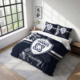 Housse De Couette RC Vannes Club Parure de lit Ensemble De Literie Rugby – Model 12